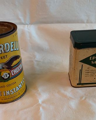 Contenitori in latta storici e rari. Made in U.S.A