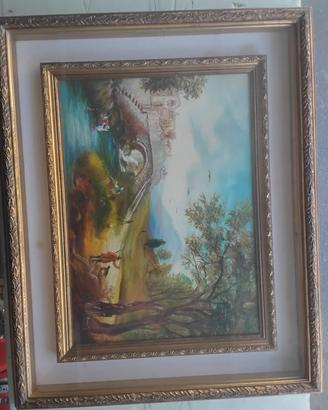 Quadro olio su tela 