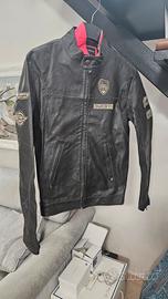 Giacca pelle moto ducati historical 