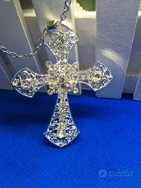 Collana Crocifisso Gotico Vampire Diaries