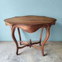 Tavolo Luigi XV in Noce – Fine '800 / Primi '900