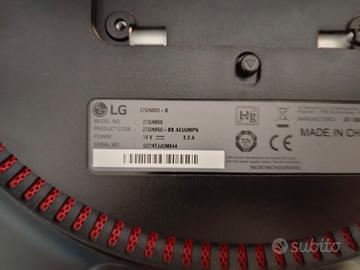 Monitor 2k Qhd 27 Pollici 144zh Lg Nano Ips DIFETT