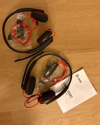 2 Cuffie Plantronics Blackwire C-3220 USB A