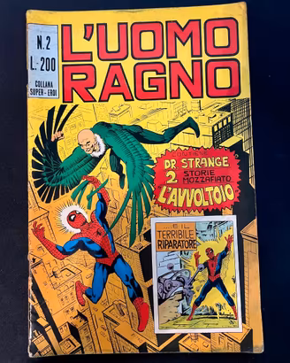 L'Uomo Ragno N.2 - 1970 - Corno - DI RESA
