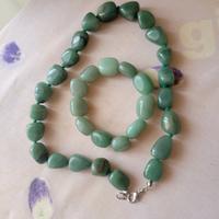 parure  collana + bracciale  di agata 