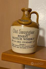 bottiglia ceramica whisky Old Smuggler Fines