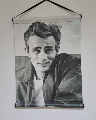 Quadro James Dean su tela di cotone 30x40  Vintage