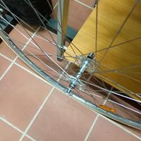 Campagnolo record flangia larga  con cerchi Nisi