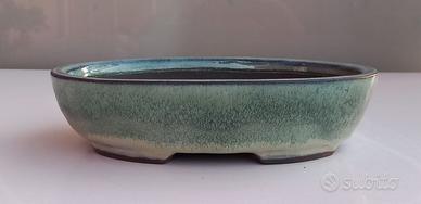 Vaso bonsai - Krystian Kannenberg - gres smaltato