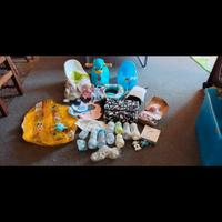 lotto accessori neonato Lettino Biberon ....