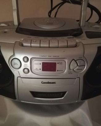 Stereo compatto radio  cd  cassette