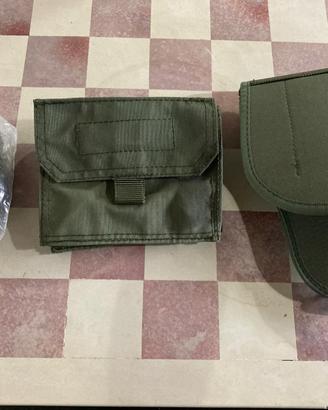 Cinto, Fodero per pistola e borsetta da munizioni