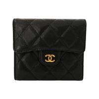 PORTAFOGLIO NERO CLASSICO CHANEL FLAP