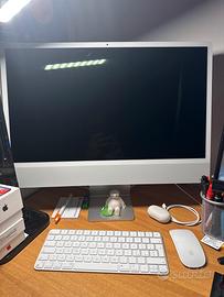 Imac m3 24 schermo 5k 512gb ssd 1 settimana