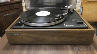 Toshiba SR-300C giradischi, piatto, legno cappa, t
