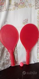 Racchette spiaggia e mare