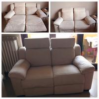 Divani con recliner elettrico