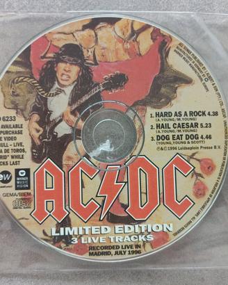 AC/DC

Limited edition CD

3 live tracks