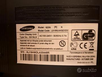 Monitor Samsung 19 pollici