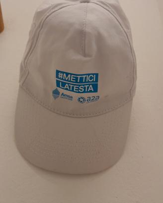 Cappello berretto bianco A2A