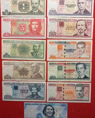 Banconote lotto Cuba