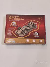 Auto da corsa in legno da costruire 