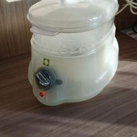 vaporiera elettrica compatta plastica trasparente