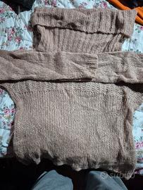 maglione in lana collo alto
