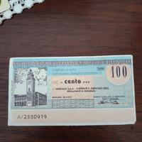 Cartavalore/Miniassegno 1977 Banca Pop. Bergamo 