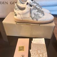 Golden Goose Superstar Bianche Stelle 41 Nuove