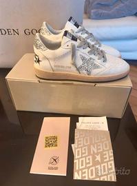 Golden Goose Superstar Bianche Stelle 41 Nuove