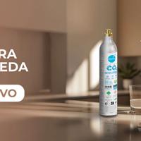 GASATORE ACQUA COMPLETO DI BOMBOLA DA 450 GRAMMI