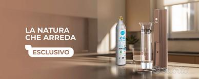 GASATORE ACQUA COMPLETO DI BOMBOLA DA 450 GRAMMI