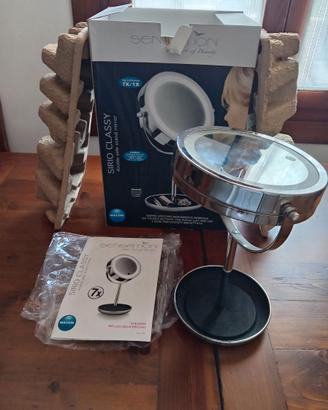 Specchio Trucco LED Sirio Classy 1x/7x con Imballo