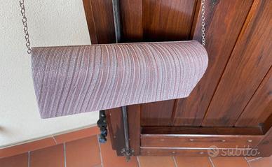 pochette rosa/argento