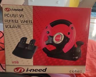 Volante con pedaliera per pc