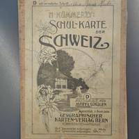 antica cartina geografica della svizzera