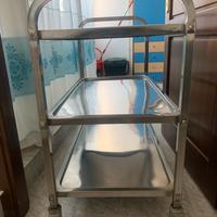 Carrello acciaio inox