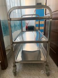 Carrello acciaio inox