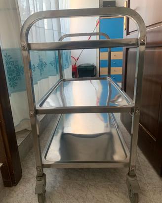 Carrello acciaio inox