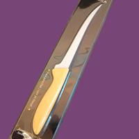 Coltello per sfilettare ricoperto ceramica, nuovo.