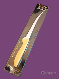 Coltello per sfilettare ricoperto ceramica, nuovo.
