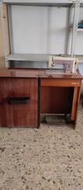 Macchina da cucire Necchi mod, 267 a pedale 