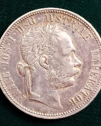 1 fiorino 1887 Francesco Giuseppe I