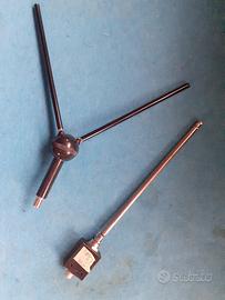 Antenne stilo d'epoca originali Brionvega/Rex