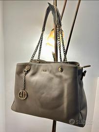 Gaudí - borsa a spalla grigio/beige