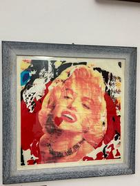 Mimmo Rotella- Marilyn