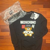 Felpa love moschino teddy bear black-Nuova