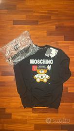 Felpa love moschino teddy bear black-Nuova