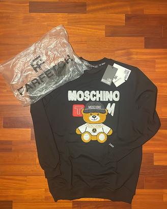 Felpa love moschino teddy bear black-Nuova